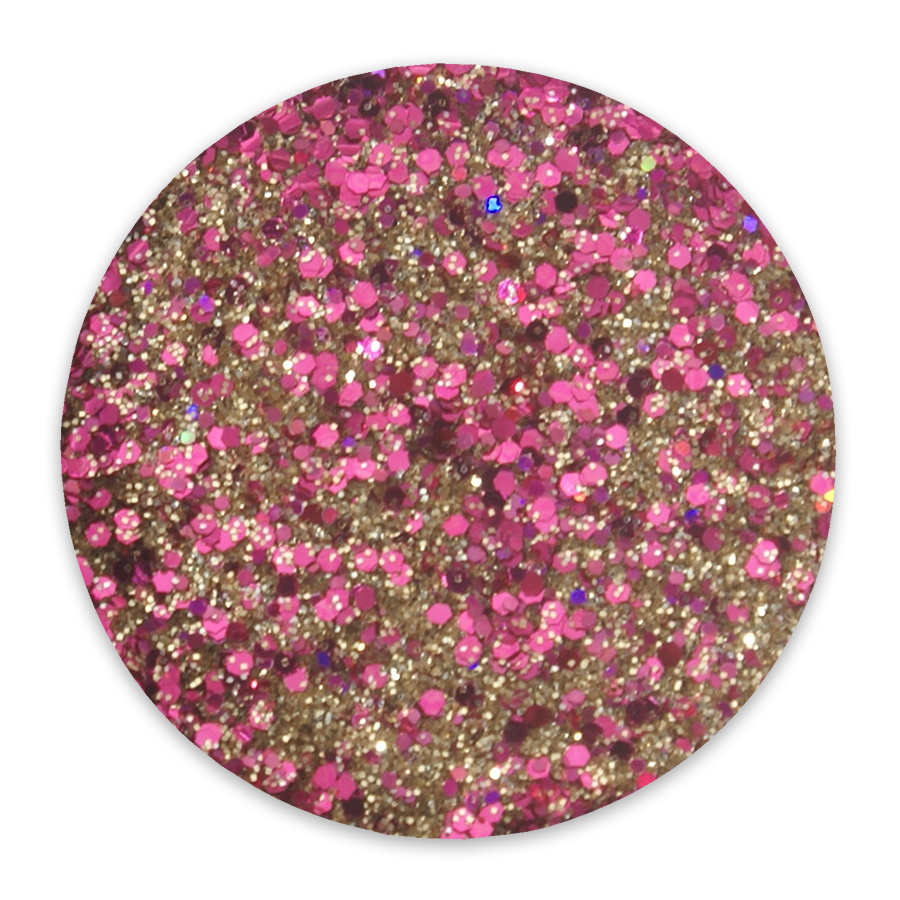 Disco Glitter Pink/Gold