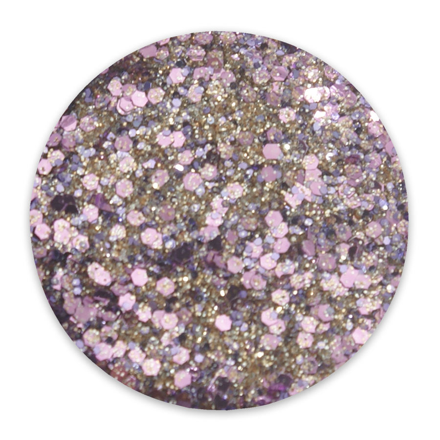 Disco Glitter Fuchsia/Silver