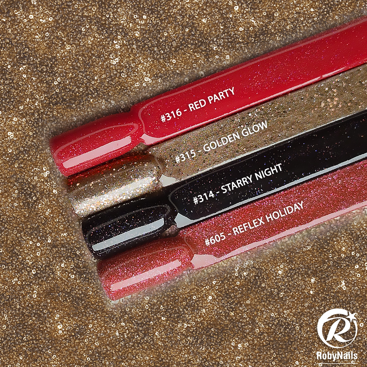 Gel Polish Golden Glow