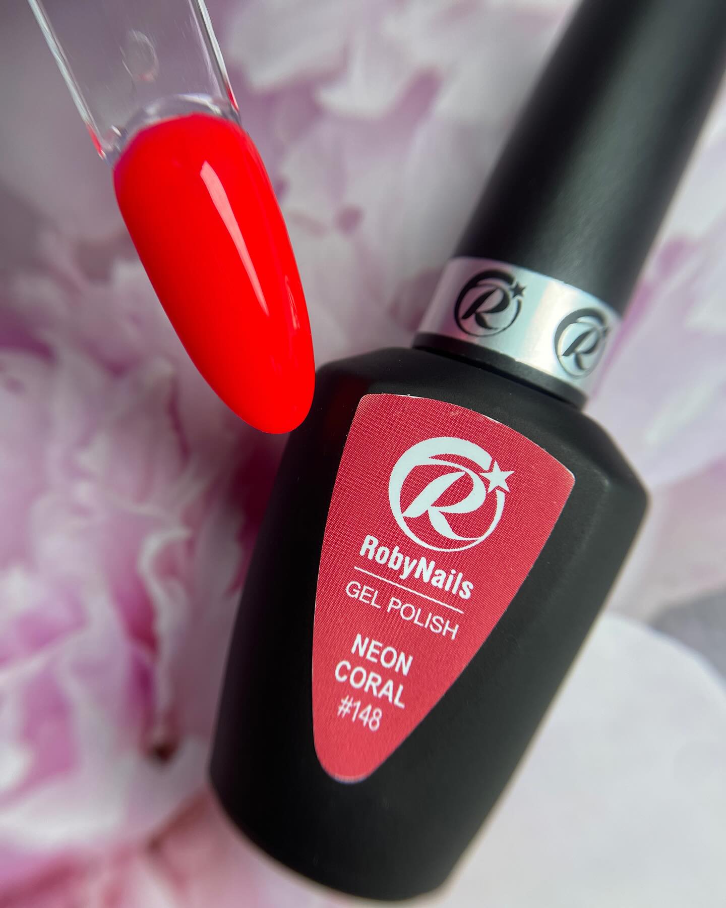 Gel Polish Neon Coral