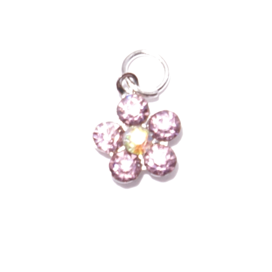 Nail Charm Preziosi Fiore rosa