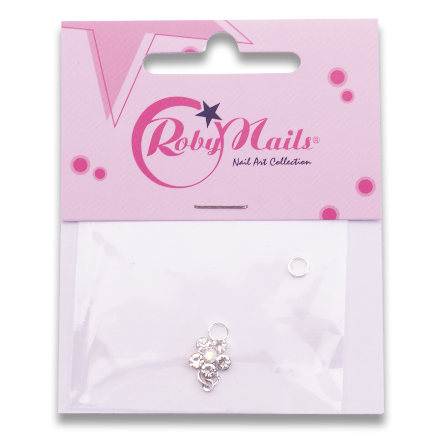 Nail Charm Goccia fucsia