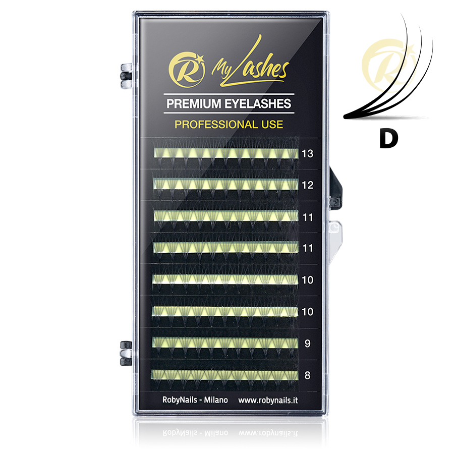 Lash Extension D 0,07 Mix 8-13 mm 3D