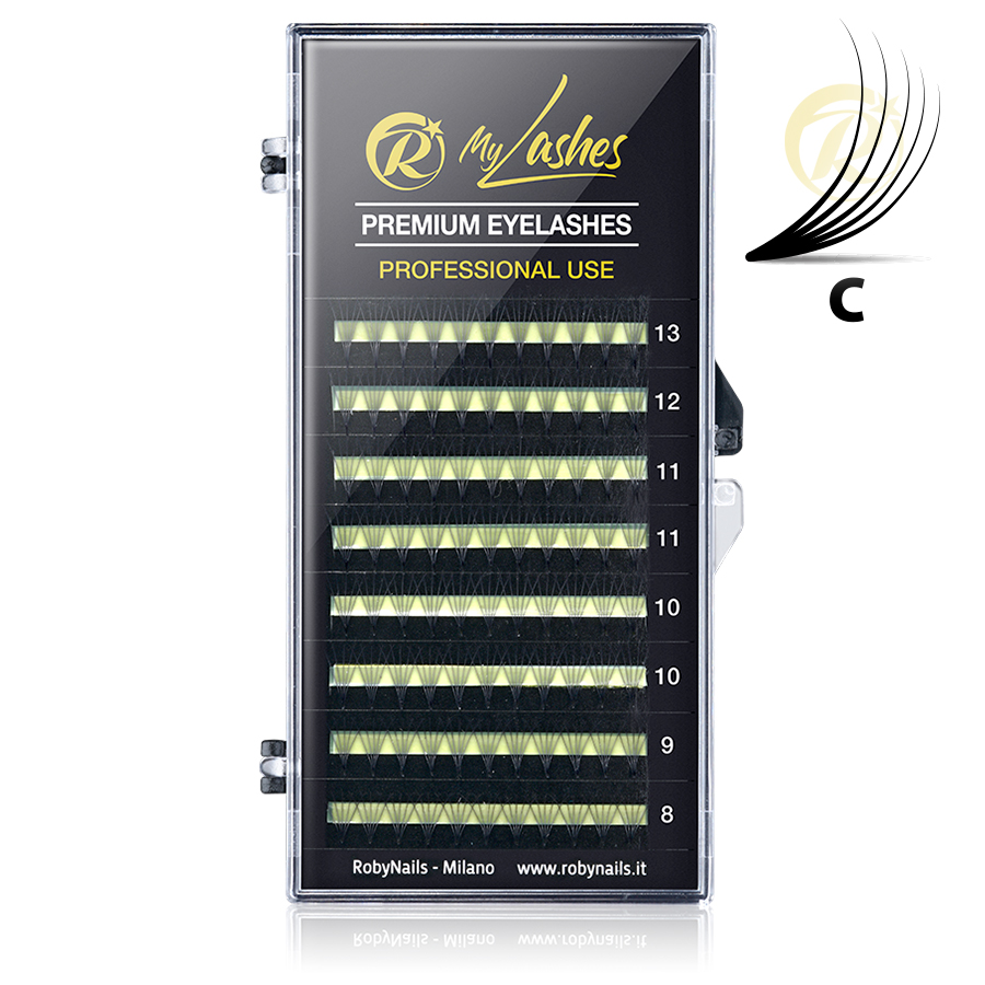 Lash Extension C 0,10 - 8 mm 5D