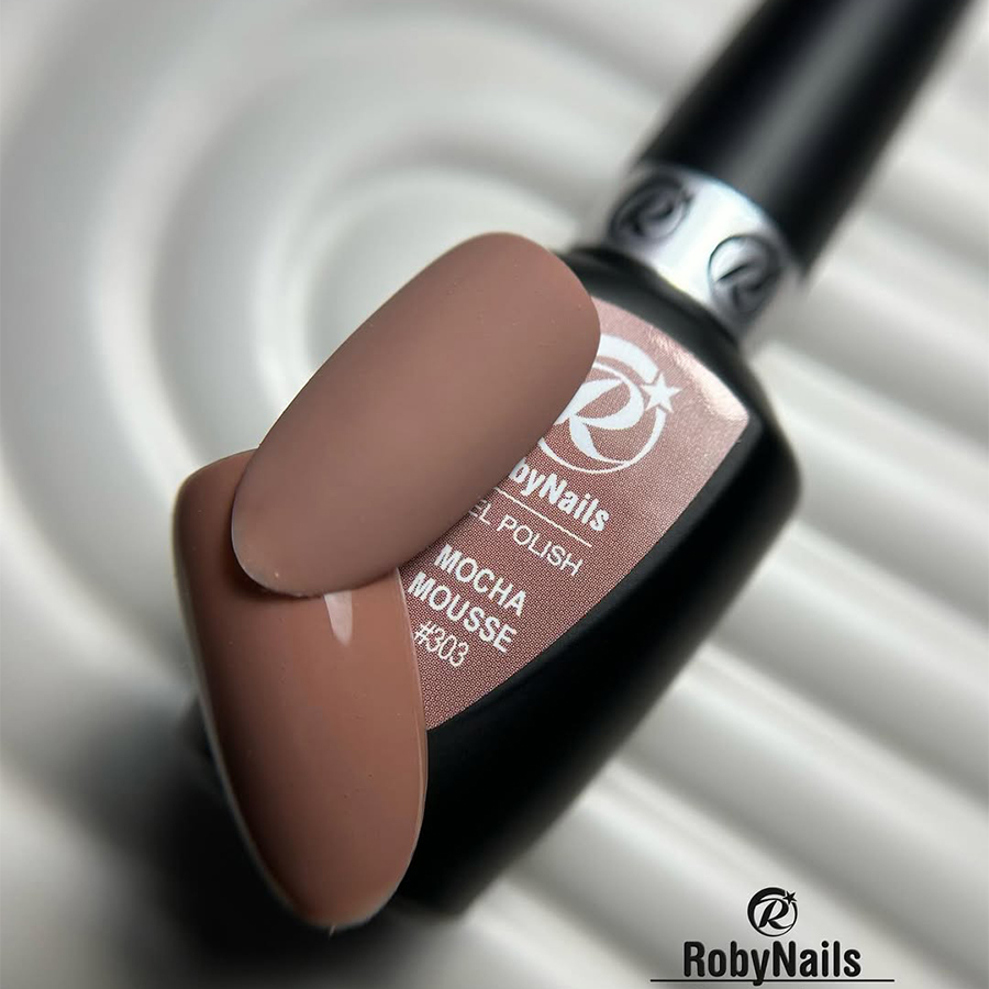 Gel Polish Mocha Mousse