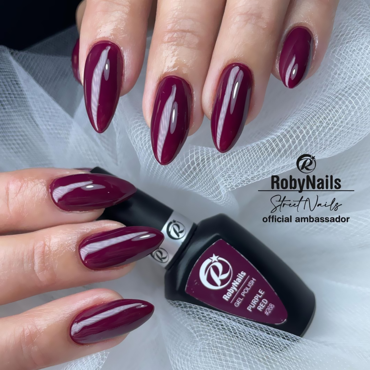 Gel Polish Purple Red